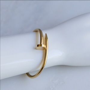 Gold Nail Bracelet